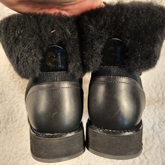 NEW Cole Haan Zerogrand Explore Upstate Hiker Waterproof Leather Booties sz 8B - Picture 5 of 9